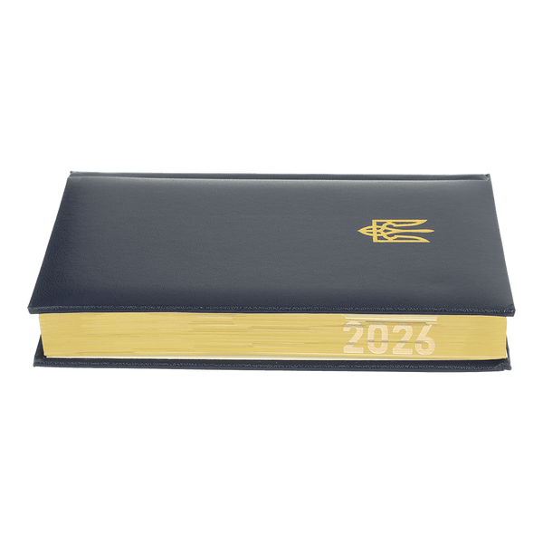 Ежедневник датированный 2026 Buromax Powerful из бумвинила А6 336 страниц темно-синий BM.2583-03 фото