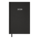 Ежедневник датированный Buromax Simple A5 из бумвинила 320 страниц черный BM.21166-01 фото 1