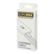 Кабель нейлоновый плетеный с подсветкой Buromax Type-C/Lightning, 27 Вт, 1 м, розовый (BM.0606-10) BM.0606-10 фото 4