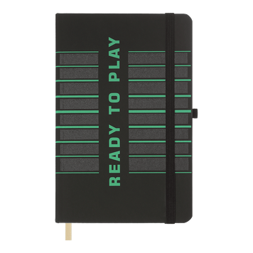 Записна книга Buromax Macho 136x207 мм 96 аркушів в клітинку чорна BM.255107-01 фото