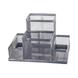 Підставка-органайзер 154x103x100мм металева, срібна Buromax (BM.6246-24) BM.6246-24 фото