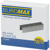 Скоби для степлера №23/13 Buromax Люкс 1000 шт BM.4406 фото