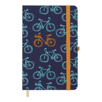 Записна книга Buromax Macho 136x207 мм 96 аркушів в клітинку синя BM.255107-02 фото