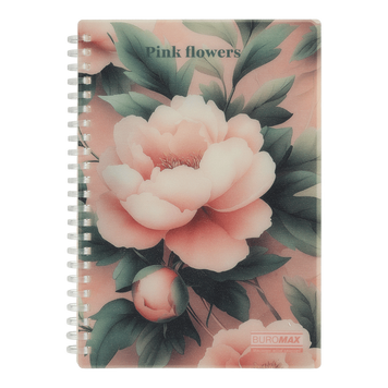 Тетрадь для записей Buromax Arabeski Pink Flower A5 80 листов в клеточку BM.2587-10 фото