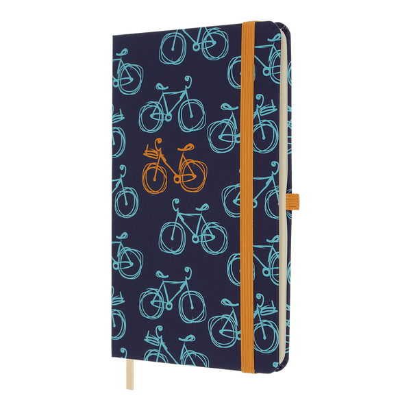Записна книга Buromax Macho 136x207 мм 96 аркушів в клітинку синя BM.255107-02 фото