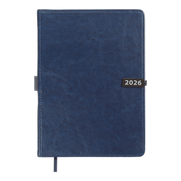 Щоденник датований Buromax Legend зі штучної шкіри А5 336 сторінок синій BM.21149-02 фото