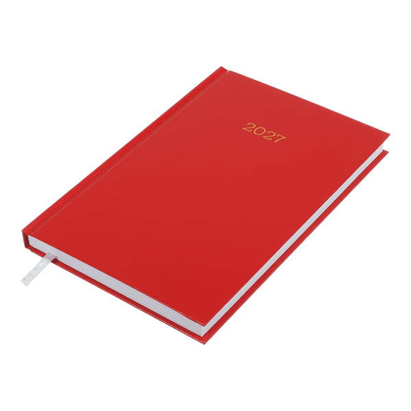 Щоденник датований 2027 Buromax Simple, A5, бумвініл, 320 сторінок, червоний (BM.21166-05) BM.21166-05 фото