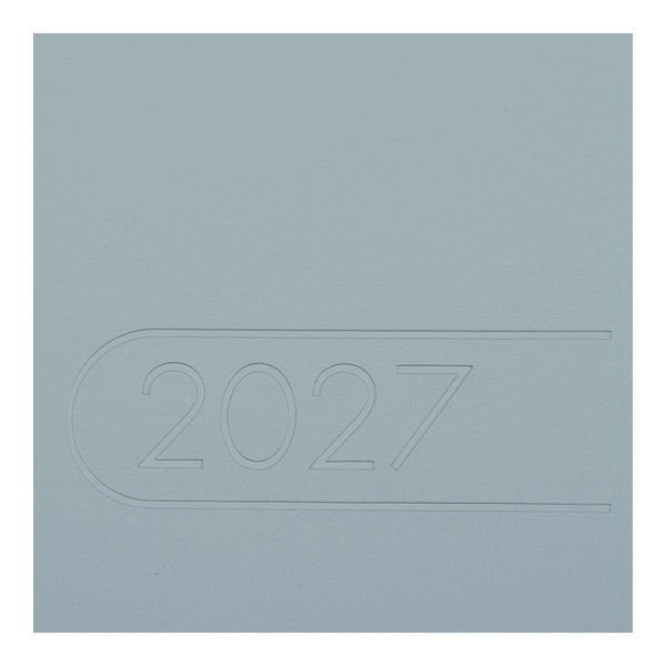 Щоденник датований 2027 Buromax Light Morandi А5 зі штучної шкіри 336 сторінок світло-синій (BM.21158-30) BM.21158-30 фото