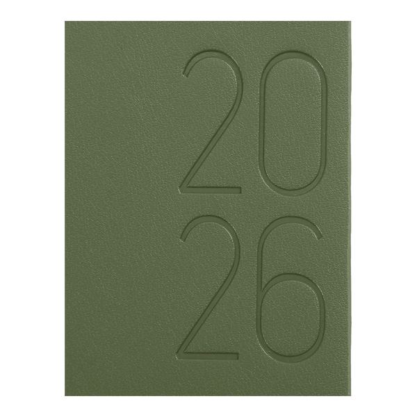 Щоденник датований 2026 Buromax Morandi Style зі штучної шкіри А6 336 сторінок зелений BM.2586-04 фото