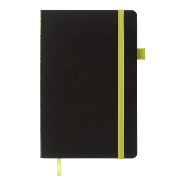 Записна книга Buromax Concept 125x195 мм 96 аркушів в крапку жовтий BM.291362-08 фото