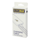 Кабель нейлоновий плетений з підсвіткою Buromax USB-A/Type-C, 65 Вт, 1 м, чорний (BM.0607-01) BM.0607-01 фото 3
