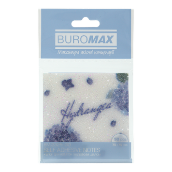 Блок пластиковый для заметок с клейким слоем 75x75мм 50 листов Buromax Arabeski Dream (BM.2325-30) BM.2325-30 фото