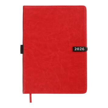 Щоденник датований Buromax Legend зі штучної шкіри А5 336 сторінок червоний BM.21149-05 фото