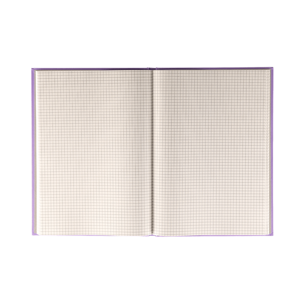 Книга канцелярська Buromax Favourite Pastel, А4, 96 арк., клітинка, тверда лам. обкладинка, бузкова (BM.2400-426i) BM.2400-426i фото