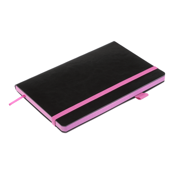 Записна книга Buromax Concept 125x195 мм 96 аркушів в крапку рожевий BM.291362-10 фото
