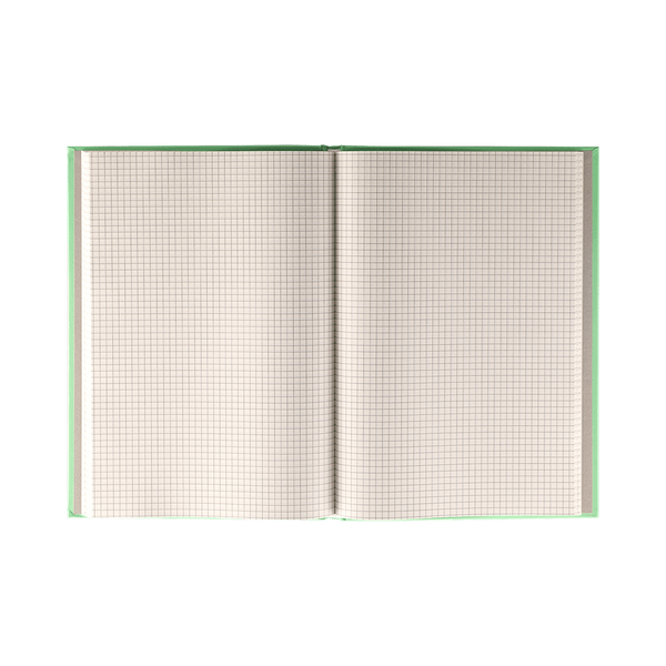Книга канцелярська Buromax Favourite Pastel, А4, 96 арк., клітинка, тверда лам. обкладинка, м'ятна (BM.2400-438i) BM.2400-438i фото