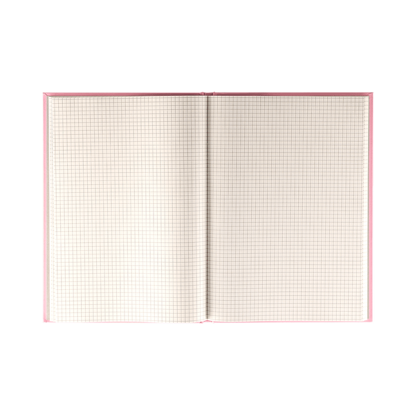Книга канцелярська Buromax Favourite Pastel, А4, 96 арк., клітинка, тверда лам. обкладинка, рожева (BM.2400-410i) BM.2400-410i фото