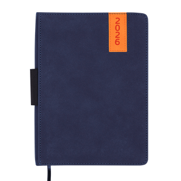Щоденник датований Buromax Verona зі штучної шкіри А5 336 сторінок синій BM.2115-02 фото