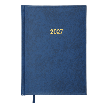 Ежедневник датированный 2027 Buromax Base А5 из бумвинила и поролона 336 страниц синий (BM.2108-02) BM.2108-02 фото