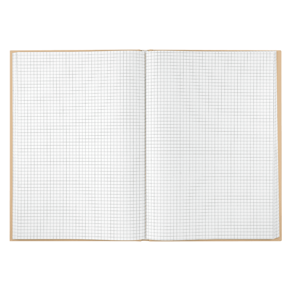 Книга канцелярська Buromax Morandi Style А4 96 аркушів в клітинку капучино (BM.2400-432i) BM.2400-432i фото