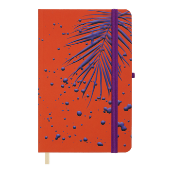 Записна книга Buromax Piante 136x207 мм 96 аркушів в клітинку помаранчева BM.255109-11 фото