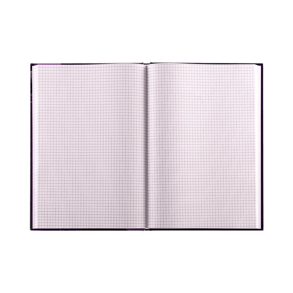 Книга канцелярська Buromax Time Is Money, А4, 96 арк., клітинка, тверда лам. обкладинка, фіолетовий (BM.2400-107i) BM.2400-107i фото