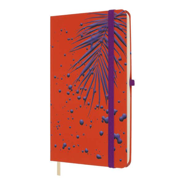 Записна книга Buromax Piante 136x207 мм 96 аркушів в клітинку помаранчева BM.255109-11 фото