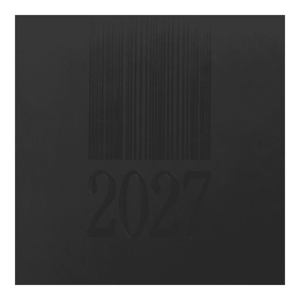 Ежедневник датированный 2027 Buromax Code А5 из искусственной кожи и поролона 336 страниц черный (BM.2142-01) BM.2142-01 фото