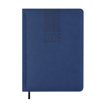 Щоденник датований Buromax Code Line зі штучної шкіри А5 336 сторінок синій BM.2142-02 фото
