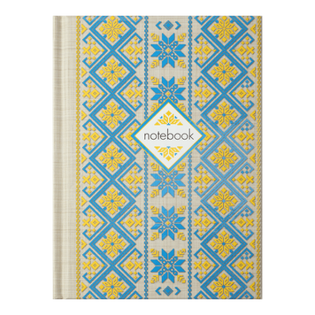 Записная книга Buromax Ethno А6 64 листа в клеточку бирюзовая BM.24614104-06 фото