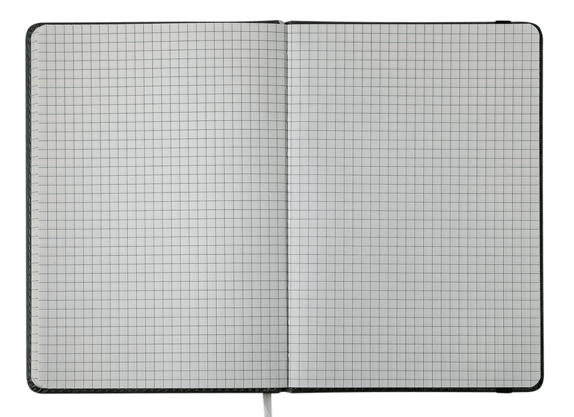 Записна книга Buromax Primo 125x195 мм 96 аркушів в клітинку чорний BM.291161-01 фото