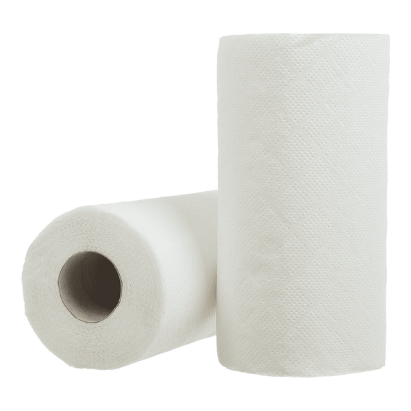 Паперові рушники Buroclean EuroStandart 2 шари 2 рулони білі 10100402 фото