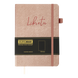 Блокнот деловой Buromax Libreta A5 нелинованный 96 листов обложка из искусственной кожи бежевый BM.295017-28 фото