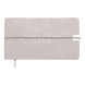 Еженедельник датированный 2026 Buromax Velour из искусственной кожи 153x87 мм 128 страниц светло-серый BM.2902-20 фото 1