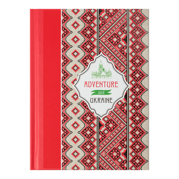 Записная книга Buromax Ethno А6 64 листа в клеточку малиновая BM.24614104-29 фото