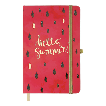 Записна книга Buromax Trendy 136x207 мм 96 аркушів в клітинку малинова BM.255111-29 фото
