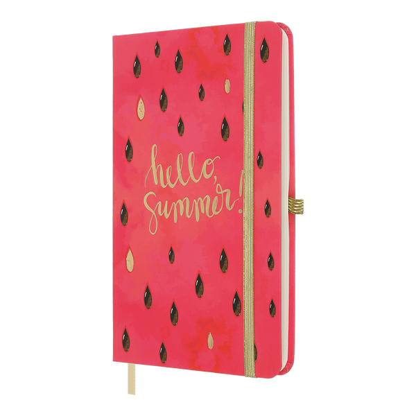 Записна книга Buromax Trendy 136x207 мм 96 аркушів в клітинку малинова BM.255111-29 фото