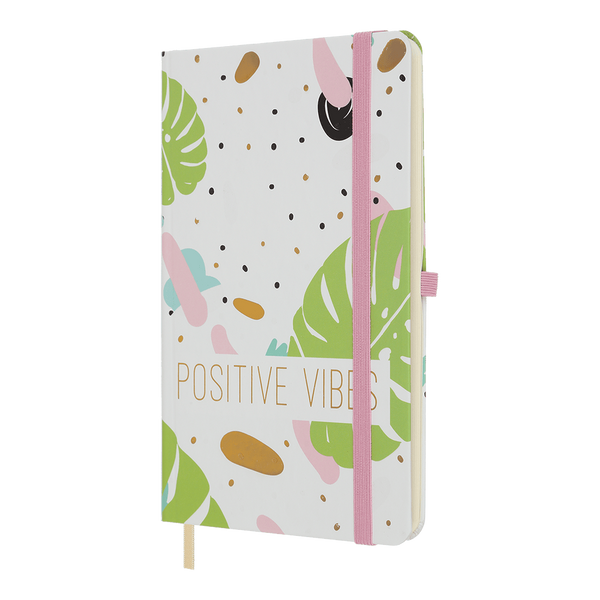 Записна книга Buromax Positivo 136x207 мм 96 аркушів в клітинку салатова BM.255110-15 фото