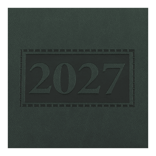 Щоденник датований 2027 Buromax Gentle А5 зі штучної шкіри та поролону 336 сторінок зелений (BM.2109-04) BM.2109-04 фото