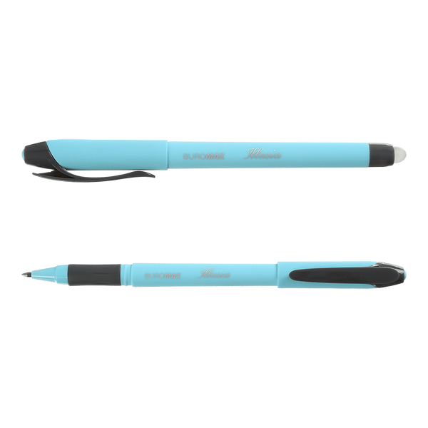 Ручка гелевая Пиши-стирай Buromax Illusia 0.5 мм синие чернила BM.8313-01 фото