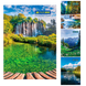 Книга канцелярська Buromax Природа А4 96 аркушів в клітинку асорті дизайнів BM.2430 фото 1