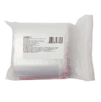Пакет-струна з замком zip-lock Buroclean 80x120 мм 100 шт 10200517 фото
