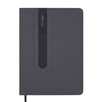 Щоденник датований Buromax Elegante зі штучної шкіри А5 336 сторінок чорний BM.21113-01 фото