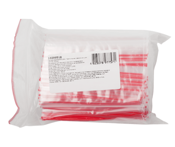 Пакет-струна з замком zip-lock Buroclean 100x100 мм 100 шт 10200518 фото