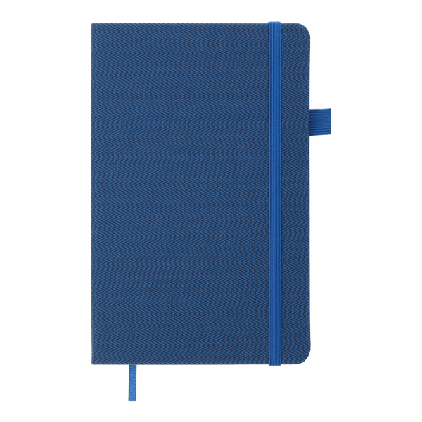 Записная книга Buromax Tweed 125x195 мм 96 листов в клеточку синий BM.291163-02 фото