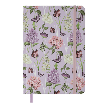 Записна книга Buromax Gentle A5 96 аркушів в клітинку лавандова BM.255113-39 фото